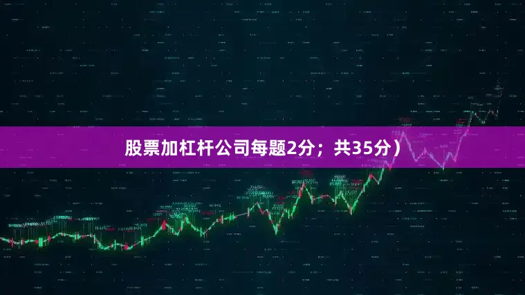 股票加杠杆公司每题2分；共35分）